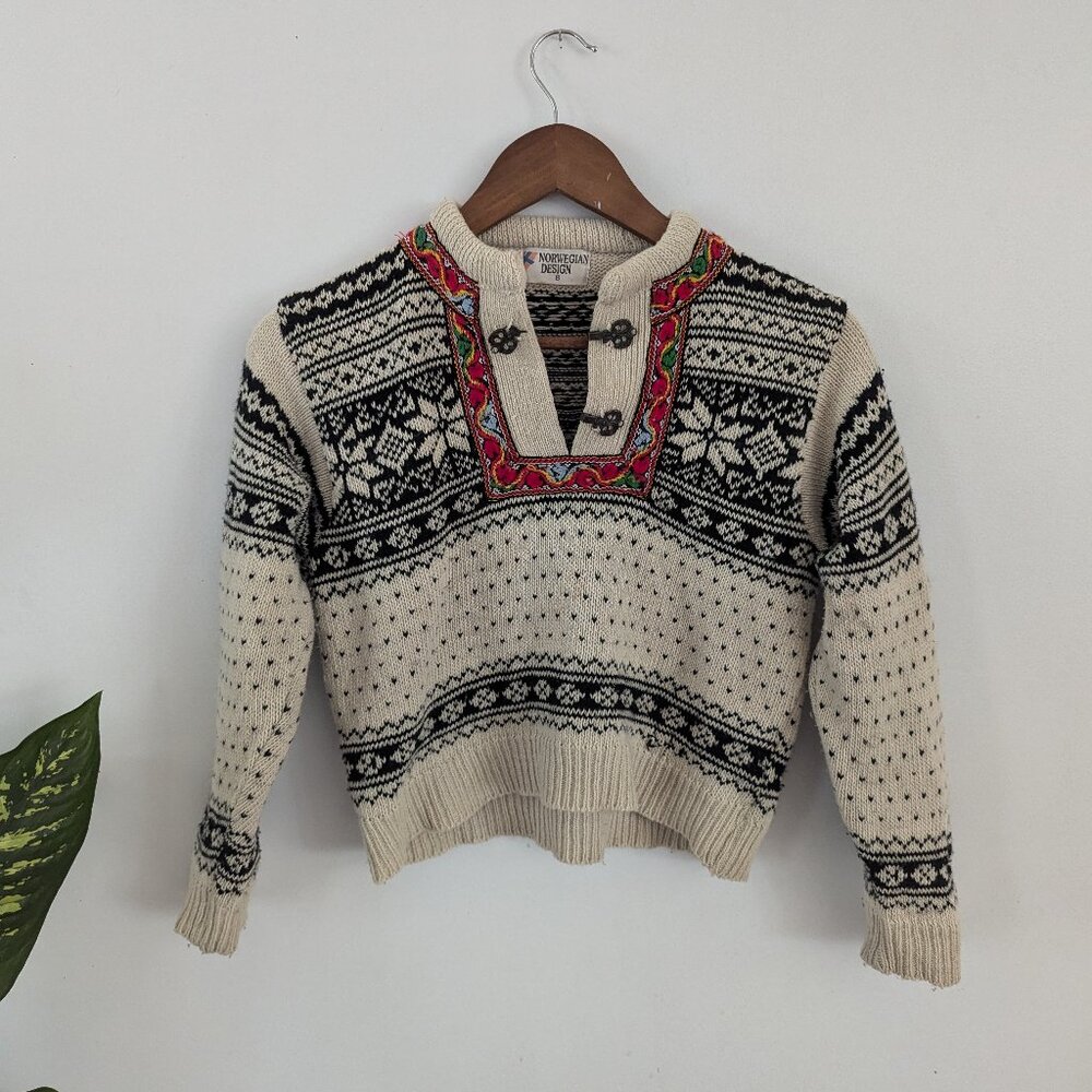 Children's Nordic Wool Sweater